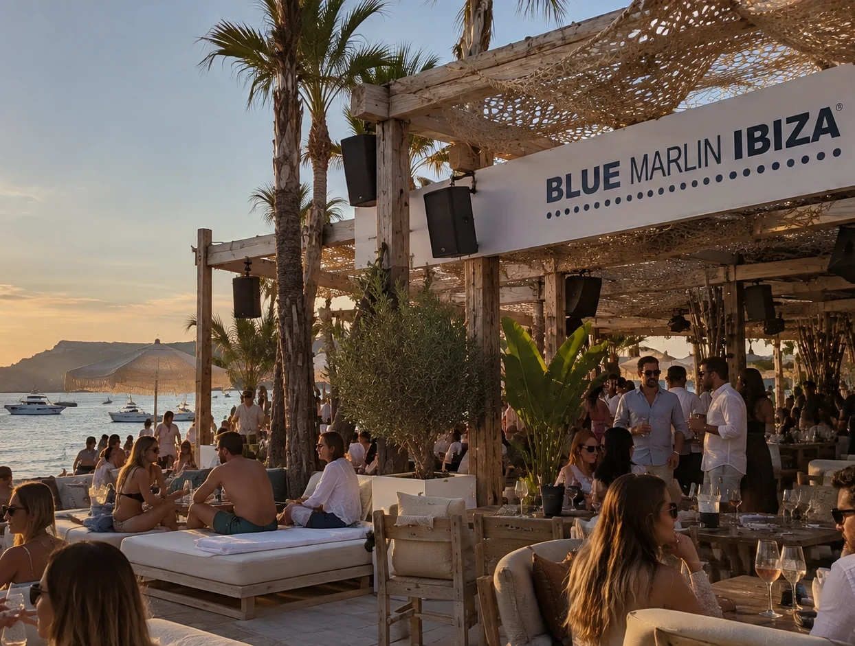 Beachclubs op Ibiza
