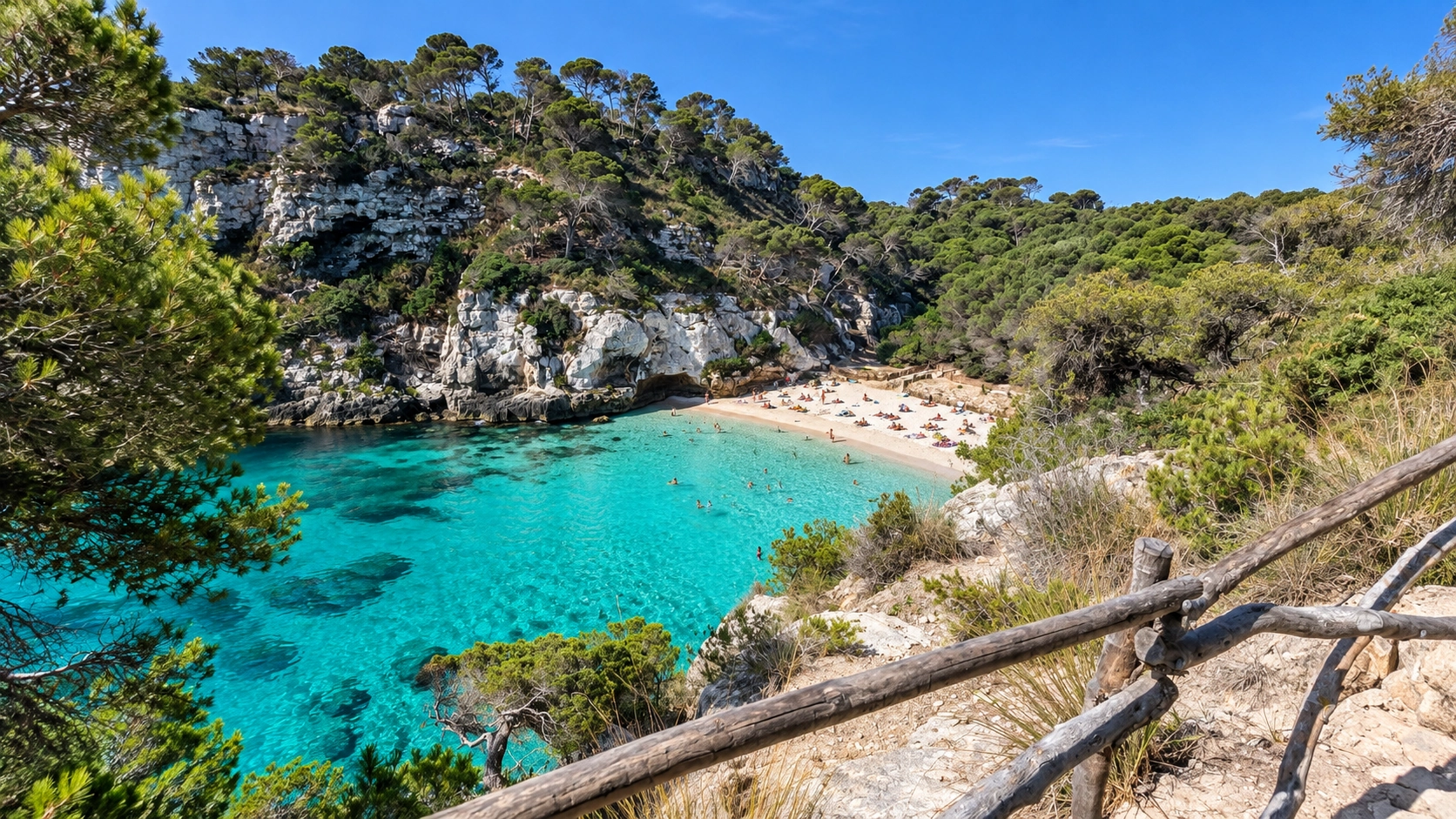 Baai op Ibiza