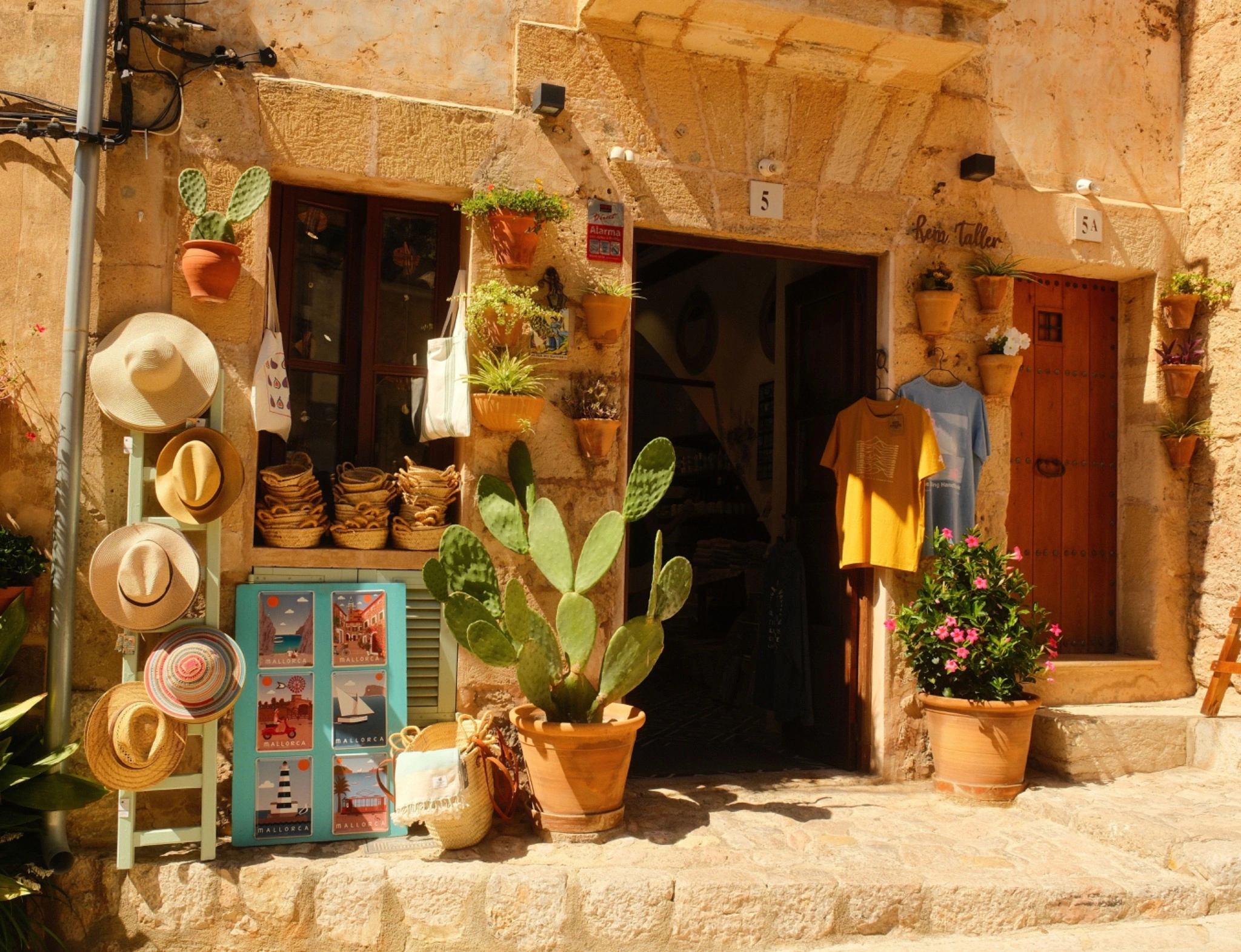 Souvenir winkel op Ibiza